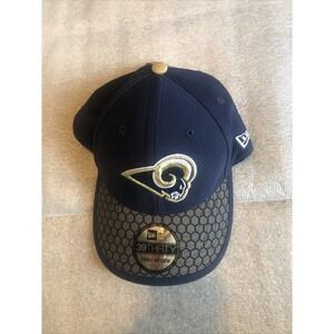 LA Rams NFL New Era Baseball Hat Cap New Tags Small Medium 39Thirty Players Blue